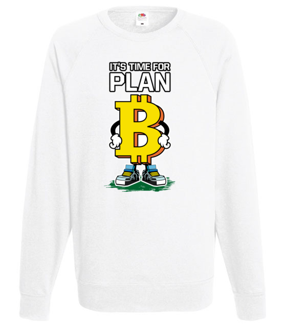Ciekawa alternatywa finansowa bluza z nadrukiem bitcoin kryptowaluty mezczyzna werprint 1841 106
