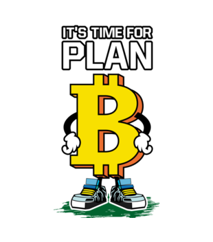 Ciekawa alternatywa finansowa - Koszulka z nadrukiem - Bitcoin - Kryptowaluty - Męska