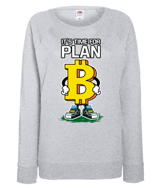 Ciekawa alternatywa finansowa - Bluza z nadrukiem - Bitcoin - Kryptowaluty - Damska