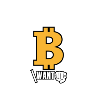 Każdy chce być bogaty - Bluza z nadrukiem - Bitcoin - Kryptowaluty - Męska