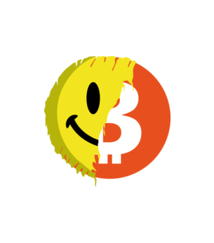 Pozytywny przekaz bitcoina - Poduszka z nadrukiem - Bitcoin - Kryptowaluty - Gadżety