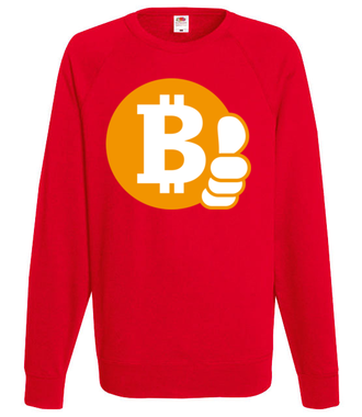 Z bitcoinem będzie ok - Bluza z nadrukiem - Bitcoin - Kryptowaluty - Męska