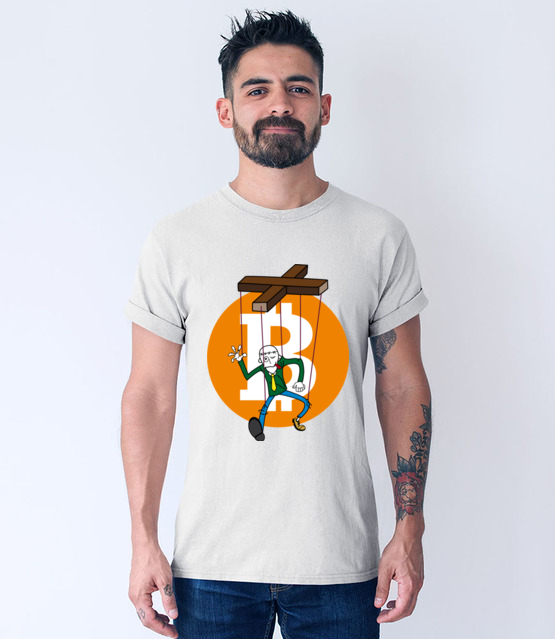 Humor krypto maniaka koszulka z nadrukiem bitcoin kryptowaluty mezczyzna werprint 1862 53
