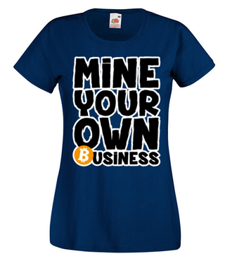 Niech wszyscy wiedzą - Koszulka z nadrukiem - Bitcoin - Kryptowaluty - Damska