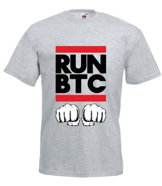 Krypto pozdrowienie - Koszulka z nadrukiem - Bitcoin - Kryptowaluty - Męska