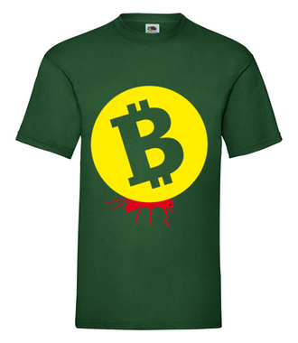 Popracuj i zarobisz - Koszulka z nadrukiem - Bitcoin - Kryptowaluty - Męska