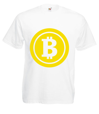 Słoneczny bohater - Koszulka z nadrukiem - Bitcoin - Kryptowaluty - Męska
