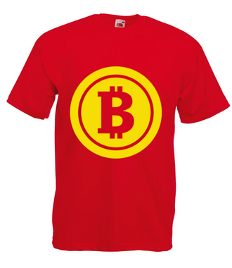 Słoneczny bohater - Koszulka z nadrukiem - Bitcoin - Kryptowaluty - Męska