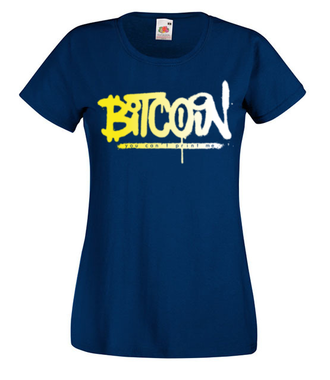 Z lekkim niedomówieniem - Koszulka z nadrukiem - Bitcoin - Kryptowaluty - Damska