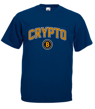 W amerykańskim stylu - Koszulka z nadrukiem - Bitcoin - Kryptowaluty - Męska