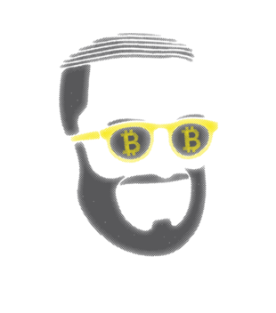 Życie krypto maniaka - Koszulka z nadrukiem - Bitcoin - Kryptowaluty - Męska