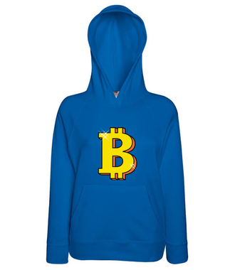 Jego wysokość bitcoin! - Bluza z nadrukiem - Bitcoin - Kryptowaluty - Damska z kapturem
