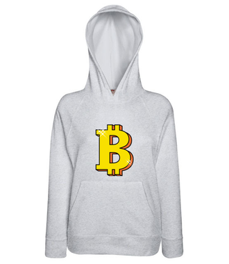 Jego wysokość bitcoin! - Bluza z nadrukiem - Bitcoin - Kryptowaluty - Damska z kapturem