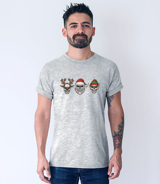 Rockowe ikony świąteczne - Koszulka z nadrukiem - Świąteczne - Męska