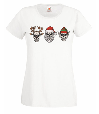 Rockowe ikony świąteczne - Koszulka z nadrukiem - Świąteczne - Damska