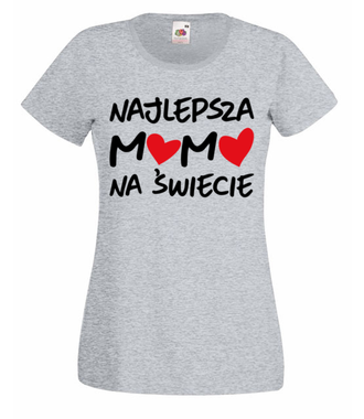 Najlepsza mama na świecie - Koszulka z nadrukiem - Dla mamy - Damska