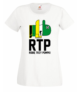 RTP - siłaczem jestem - Koszulka z nadrukiem - Nasze podwórko - Damska