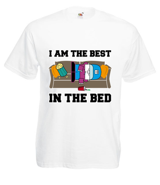 Najlepszy w łóżku - Koszulka z nadrukiem - Nasze podwórko - Męska