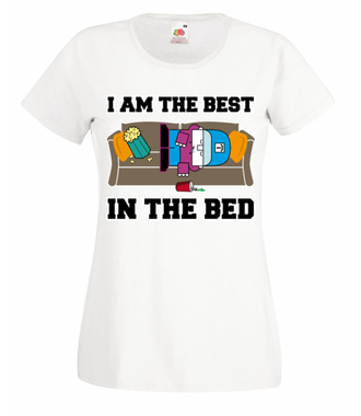Najlepszy w łóżku - Koszulka z nadrukiem - Nasze podwórko - Damska