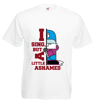 Śpiewam, ale się wstydzę - Koszulka z nadrukiem - Nasze podwórko - Męska