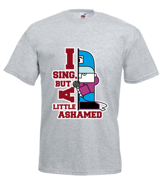 Śpiewam, ale się wstydzę - Koszulka z nadrukiem - Nasze podwórko - Męska
