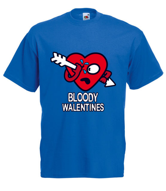 Krwawe walentynki - Koszulka z nadrukiem - na Walentynki - Męska