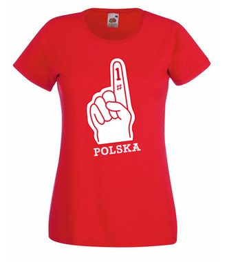 Polska. Mój kraj. - Koszulka z nadrukiem - Patriotyczne - Damska