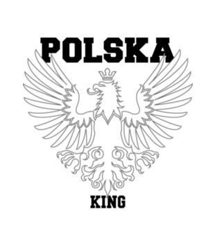 Polska królem, Polska górą! - Koszulka z nadrukiem - Patriotyczne - Męska