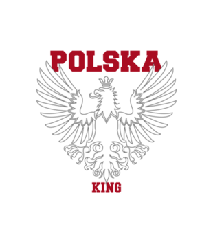 Polska królem, Polska górą! - Bluza z nadrukiem - Patriotyczne - Męska z kapturem