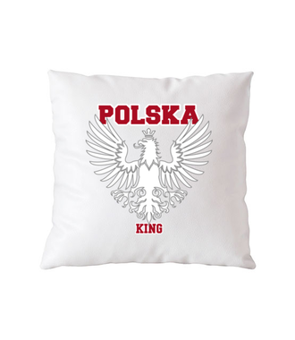 Polska królem, Polska górą! - Poduszka z nadrukiem - Patriotyczne - Gadżety