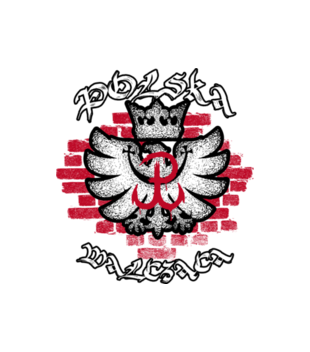 Polska pamiętająca. Polska walcząca - Bluza z nadrukiem - Patriotyczne - Męska z kapturem