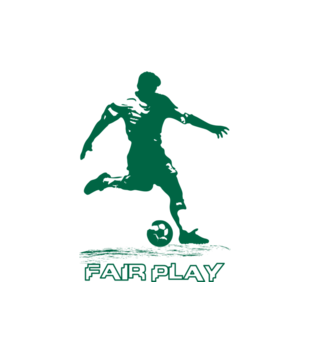 Fair play – zasada pierwszej klasy - Bluza z nadrukiem - Sport - Męska z kapturem