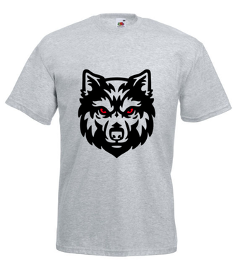 Poczuj w sobie siłę wilka - Koszulka z nadrukiem - Sport - Męska