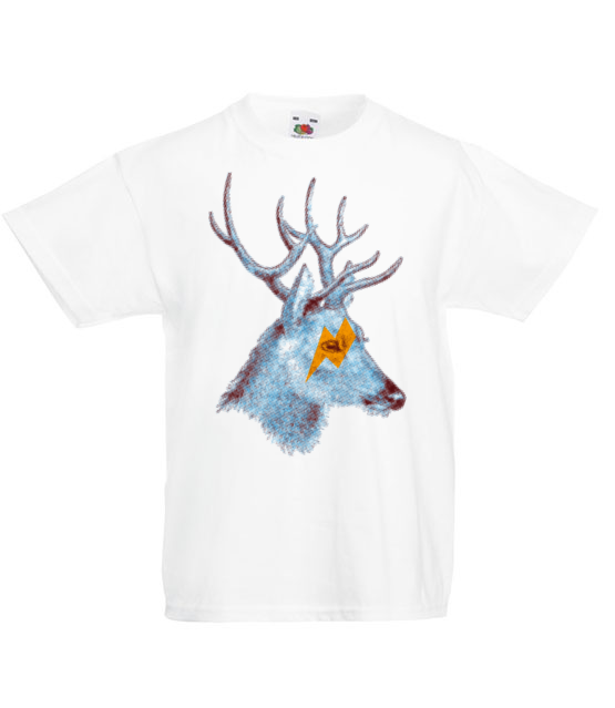 Edzio jelen koszulka z nadrukiem zwierzeta dziecko werprint 409 83
