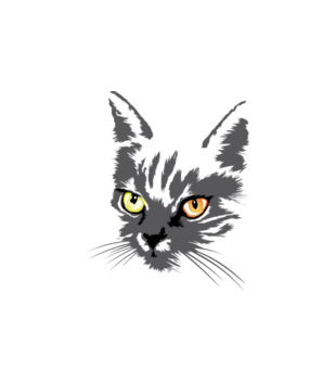 Koszulkowy kitty kat - Bluza z nadrukiem - Zwierzęta - Damska z kapturem