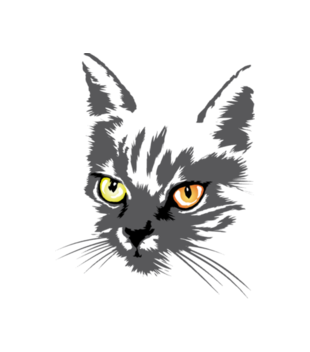 Koszulkowy kitty kat - Torba z nadrukiem - Zwierzęta - Gadżety