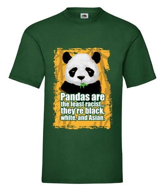 Wielorasowa panda - Koszulka z nadrukiem - Zwierzęta - Męska