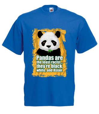 Wielorasowa panda - Koszulka z nadrukiem - Zwierzęta - Męska