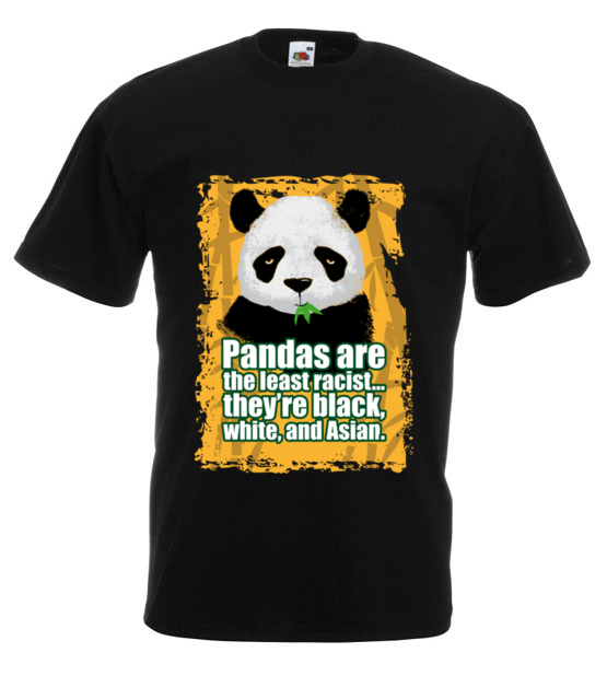 Wielorasowa panda koszulka z nadrukiem zwierzeta mezczyzna werprint 419 1