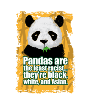 Wielorasowa panda - Bluza z nadrukiem - Zwierzęta - Męska