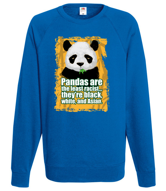 Wielorasowa panda bluza z nadrukiem zwierzeta mezczyzna werprint 419 109