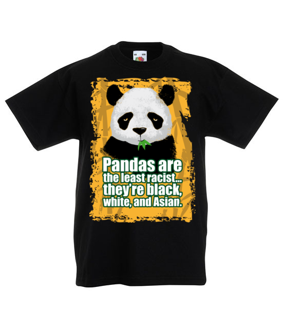 Wielorasowa panda koszulka z nadrukiem zwierzeta dziecko werprint 419 82