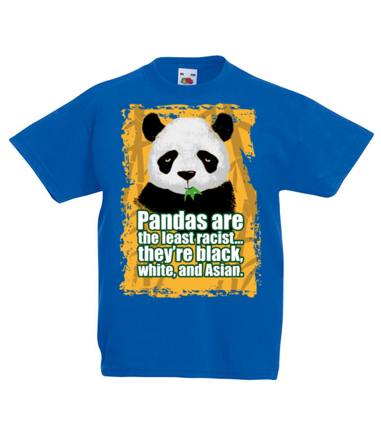 Wielorasowa panda koszulka z nadrukiem zwierzeta dziecko werprint 419 85