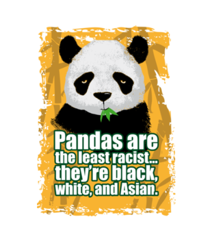 Wielorasowa panda - Bluza z nadrukiem - Zwierzęta - Damska