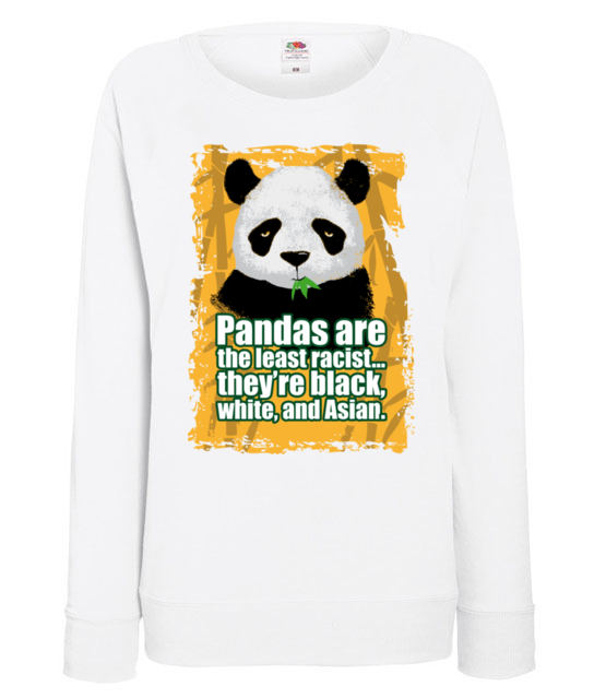 Wielorasowa panda bluza z nadrukiem zwierzeta kobieta werprint 419 114