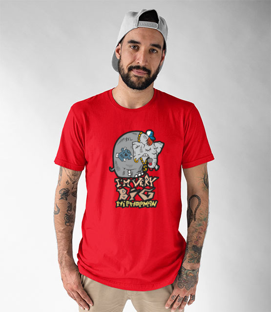 Slon w hip hop skladzie koszulka z nadrukiem muzyka mezczyzna werprint 89 48