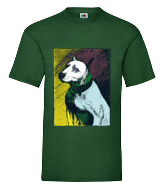 Magia psiego spojrzenia - Koszulka z nadrukiem - Zwierzęta - Męska