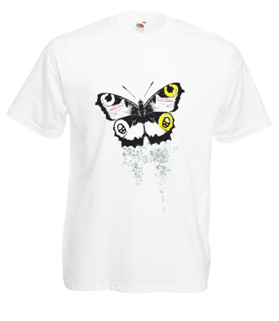 Motyla klasyka magia skrzydel koszulka z nadrukiem zwierzeta mezczyzna werprint 431 2