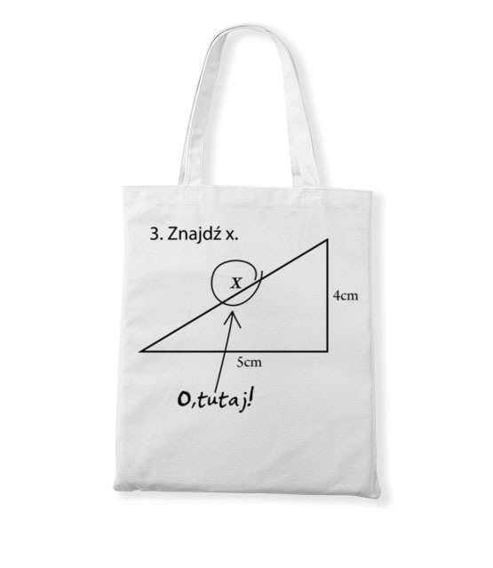 Matematyka krolowa nauk torba z nadrukiem szkola gadzety werprint 434 161