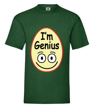 Jestem geniuszem, wiesz? - Koszulka z nadrukiem - Szkoła - Męska
